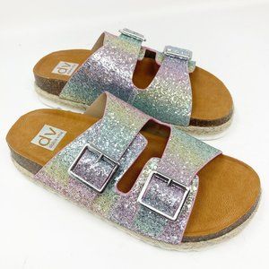 Dolce Vita Kids Cresley Glitter Slides Size 4